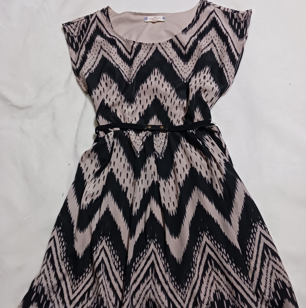 Herringbone pattern Lily Rose dress